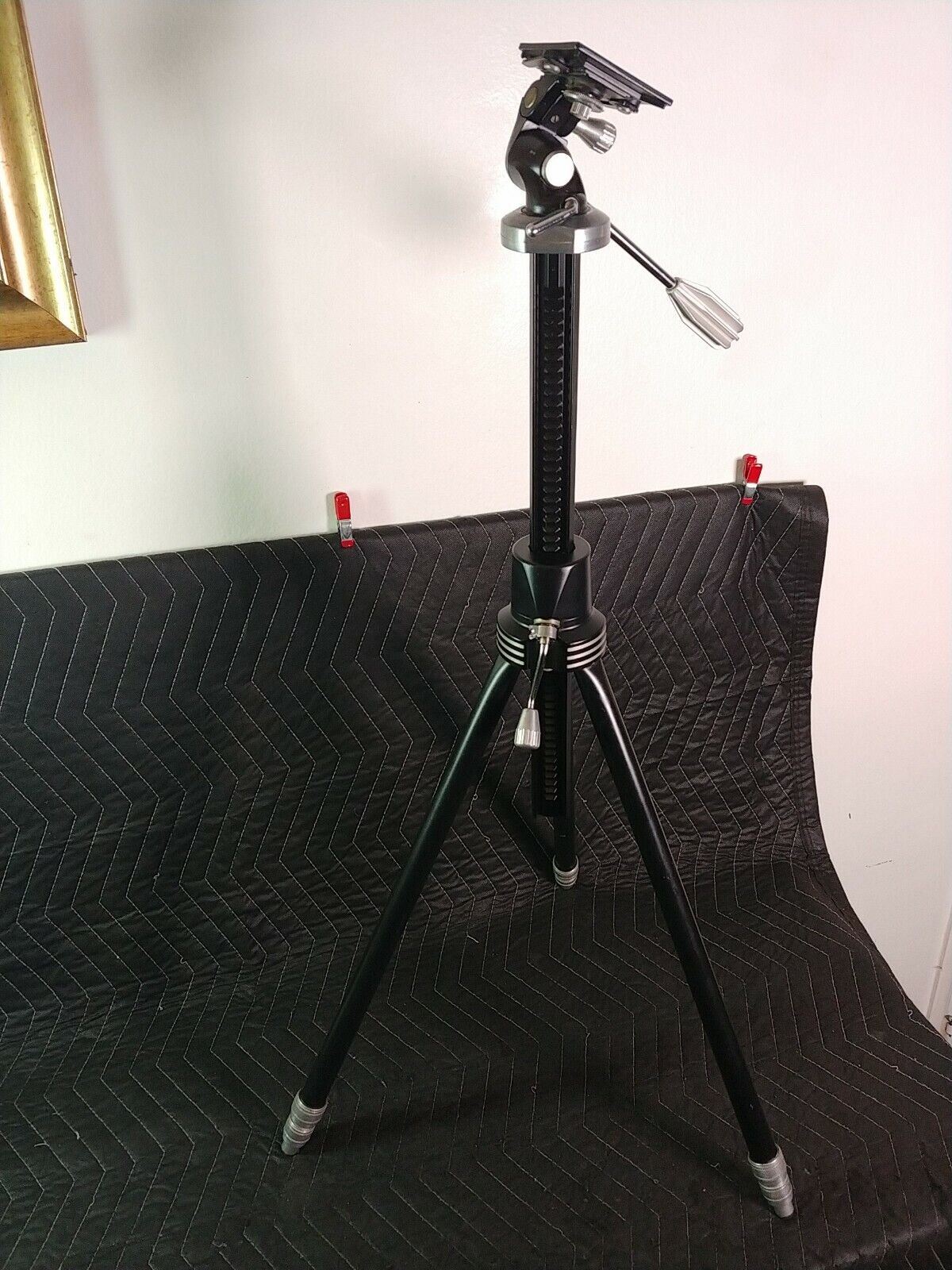 Vintage STAR D Comet Davidson Industrial Camera Tripod EUC