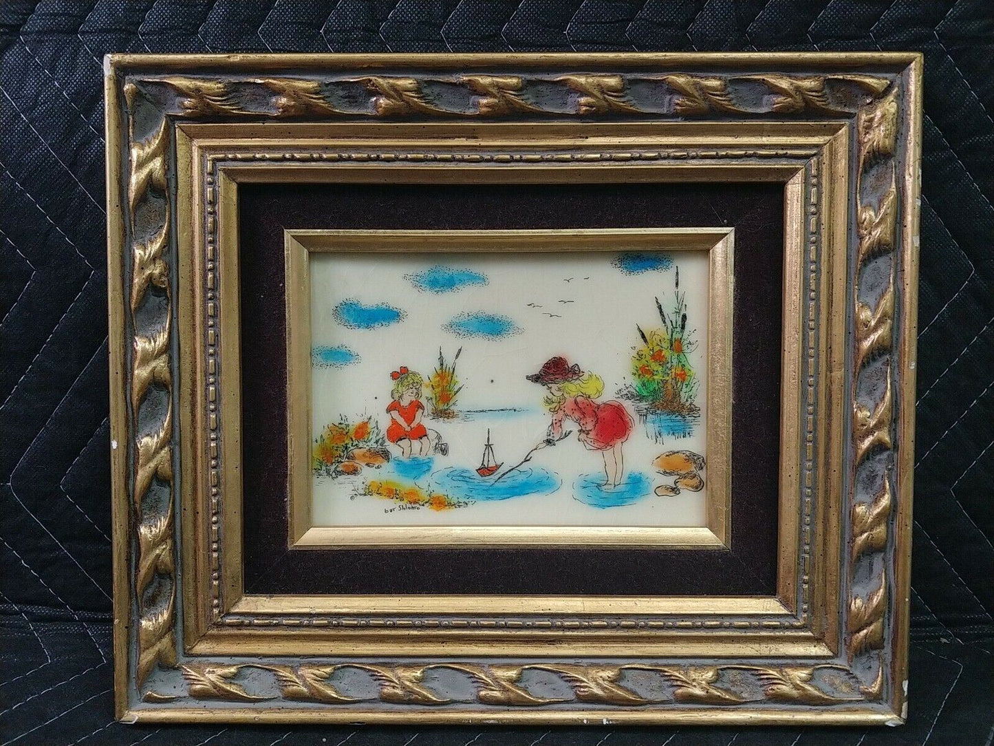 Framed Art - Resin Etching by Bat Shlomo