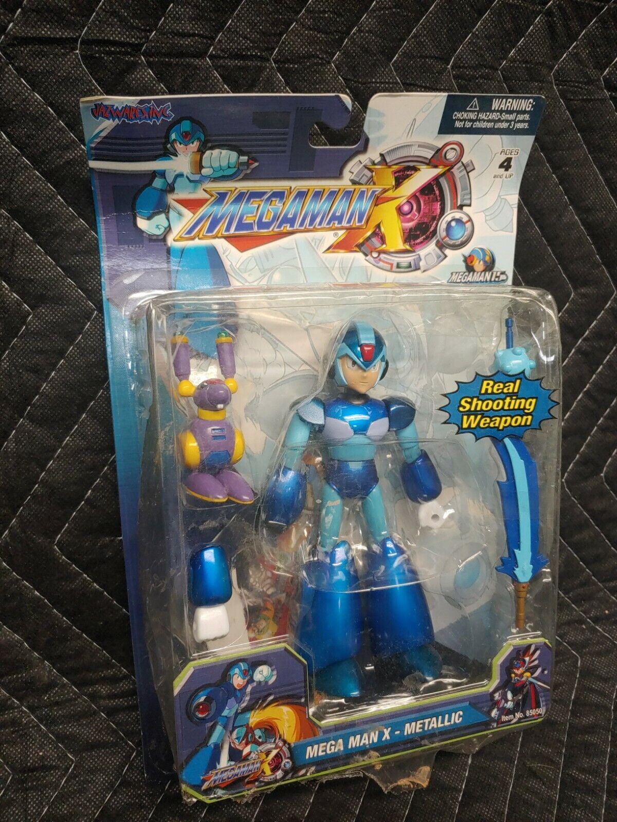 2004 MEGA MAN X - Metallic - Jazwares - In retail package