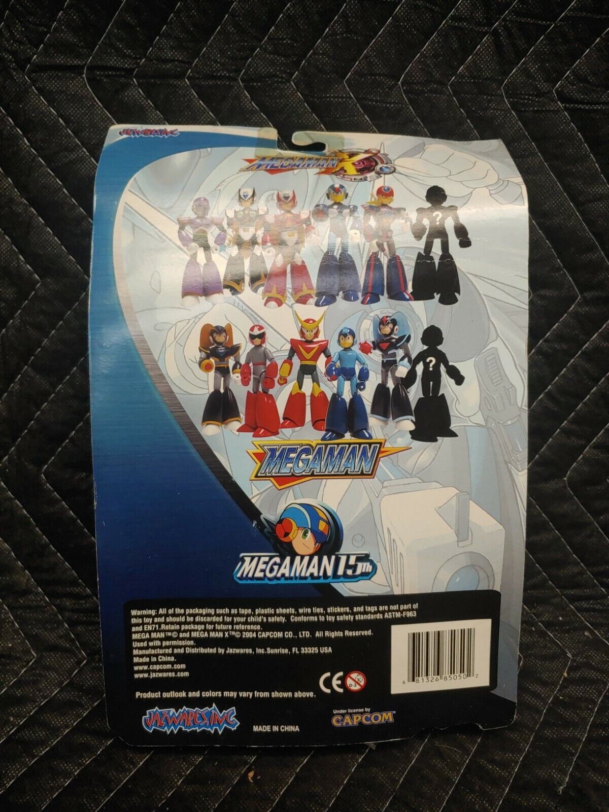 2004 MEGA MAN X - Metallic - Jazwares - In retail package