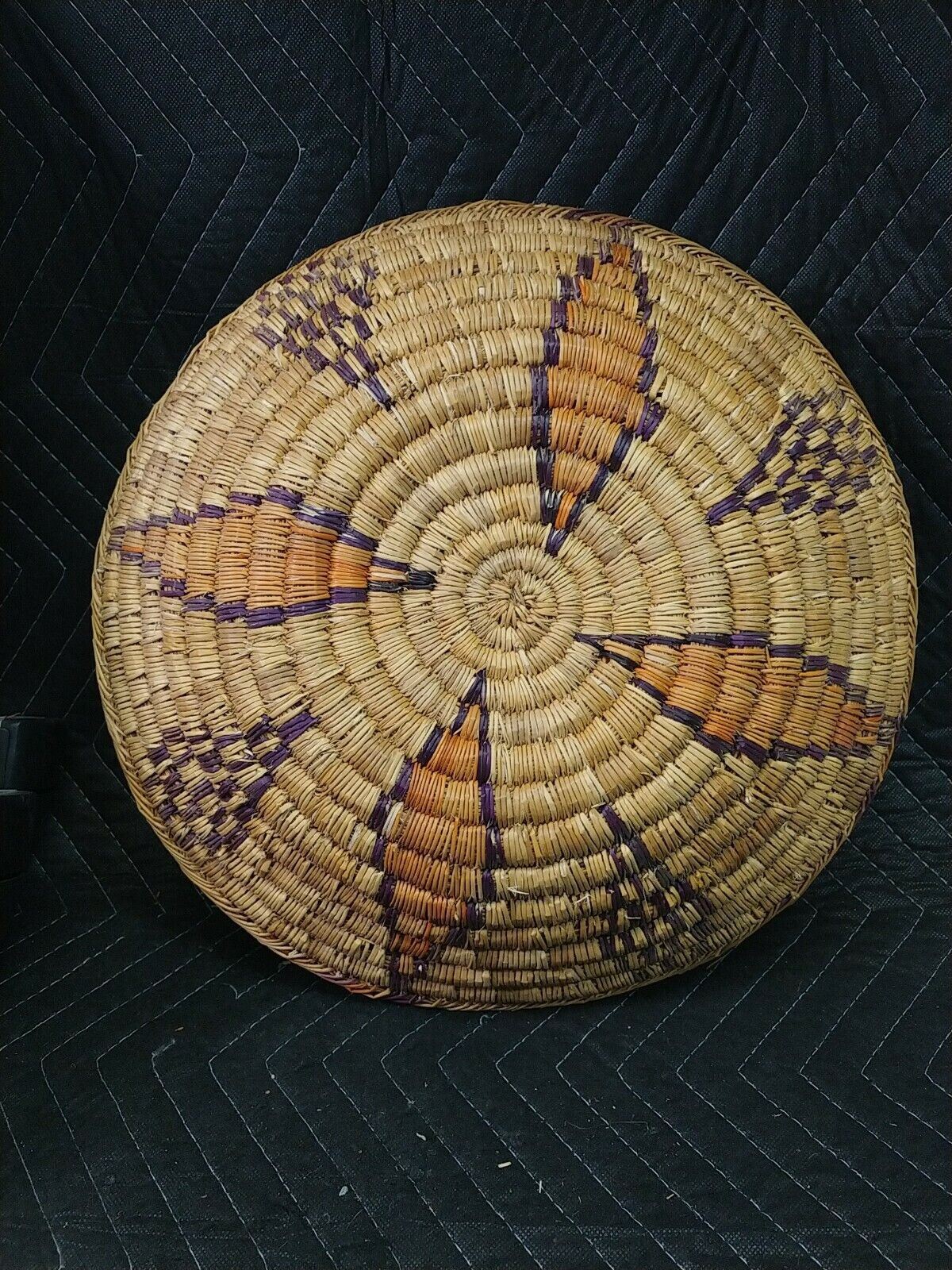 Native American Indian Ceremonial BASKET Large 15"