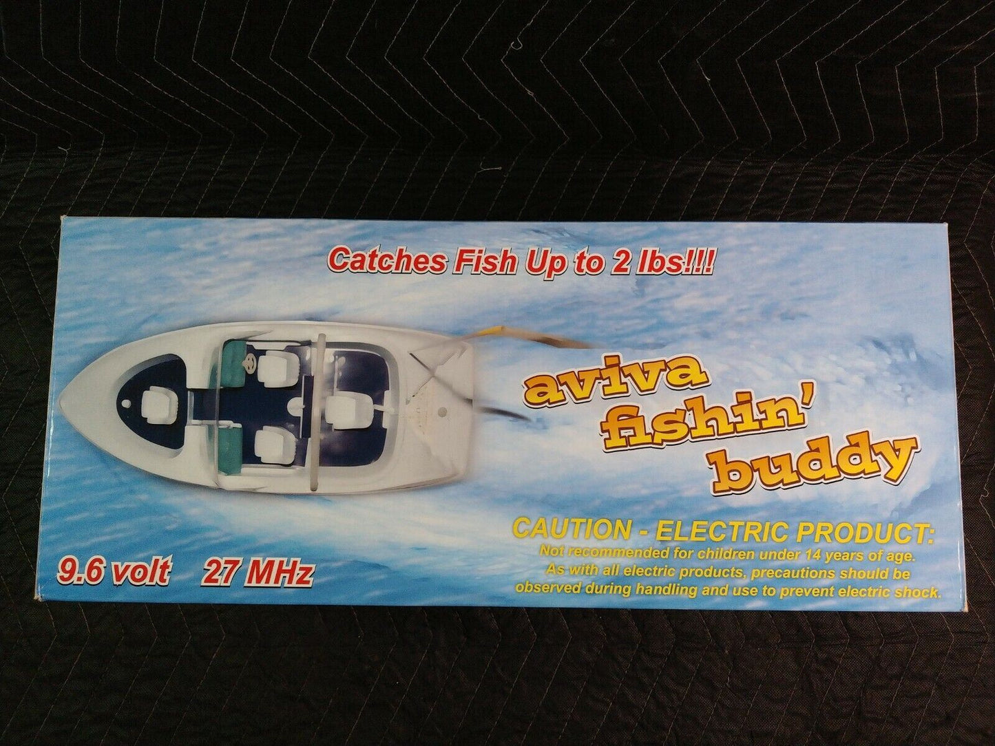 AVIVA FISHIN' BUDDY RANGER REMOTE CONTROL BOAT ULTRA RARE