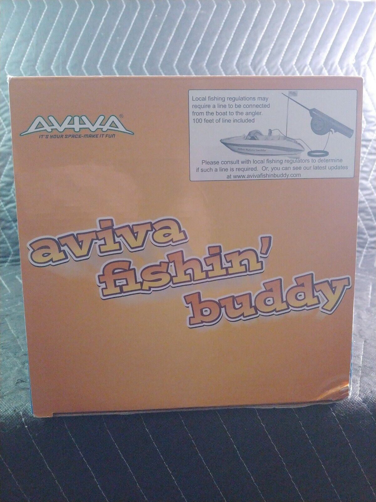 AVIVA FISHIN' BUDDY RANGER REMOTE CONTROL BOAT ULTRA RARE