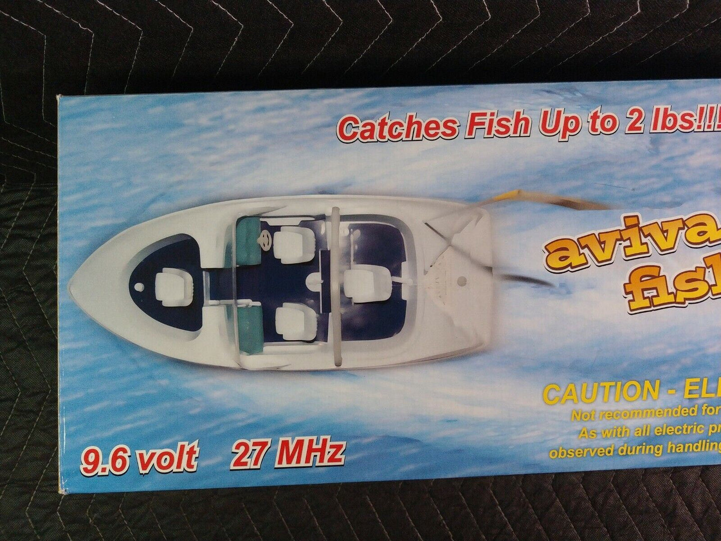 AVIVA FISHIN' BUDDY RANGER REMOTE CONTROL BOAT ULTRA RARE