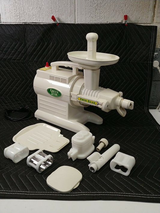 Tribest GS-1000 Greenstar Twin Gear Cold Press Juicer w/ extras