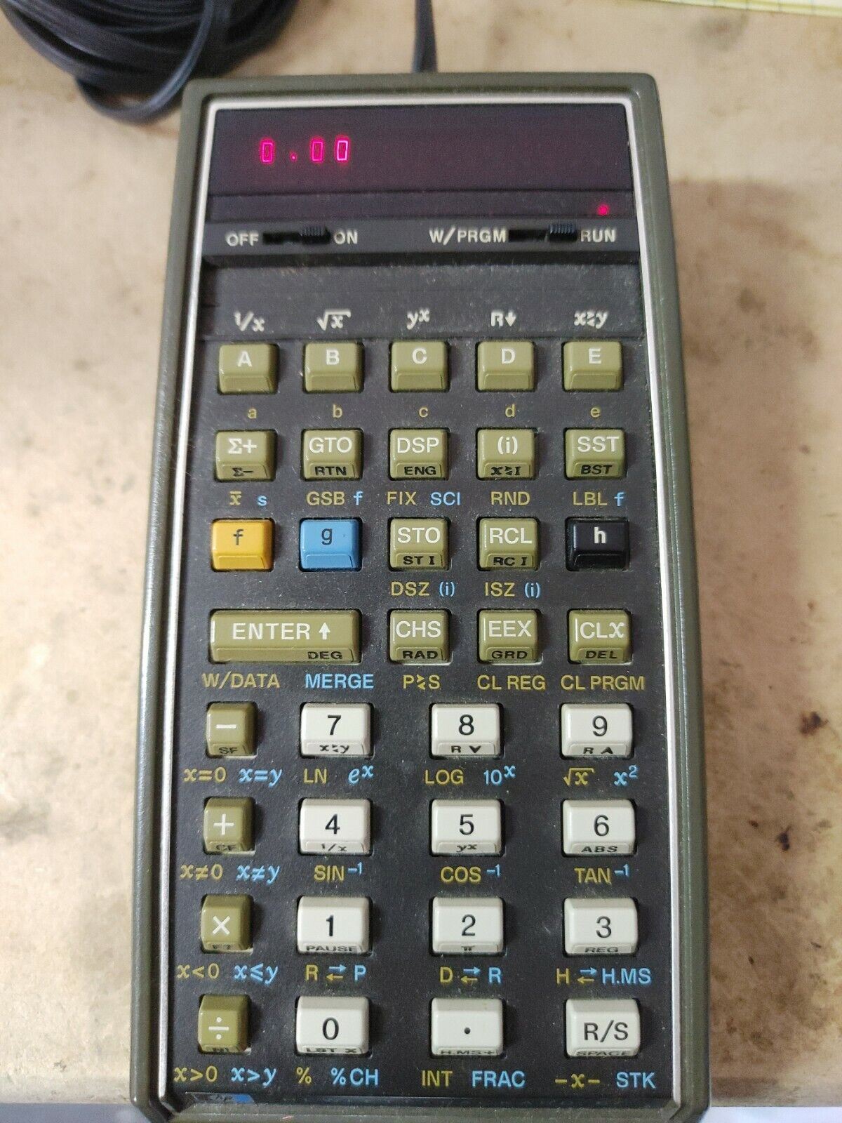 Hewlett-Packard HP 67 Programmable Calculator in Box w/ original papers