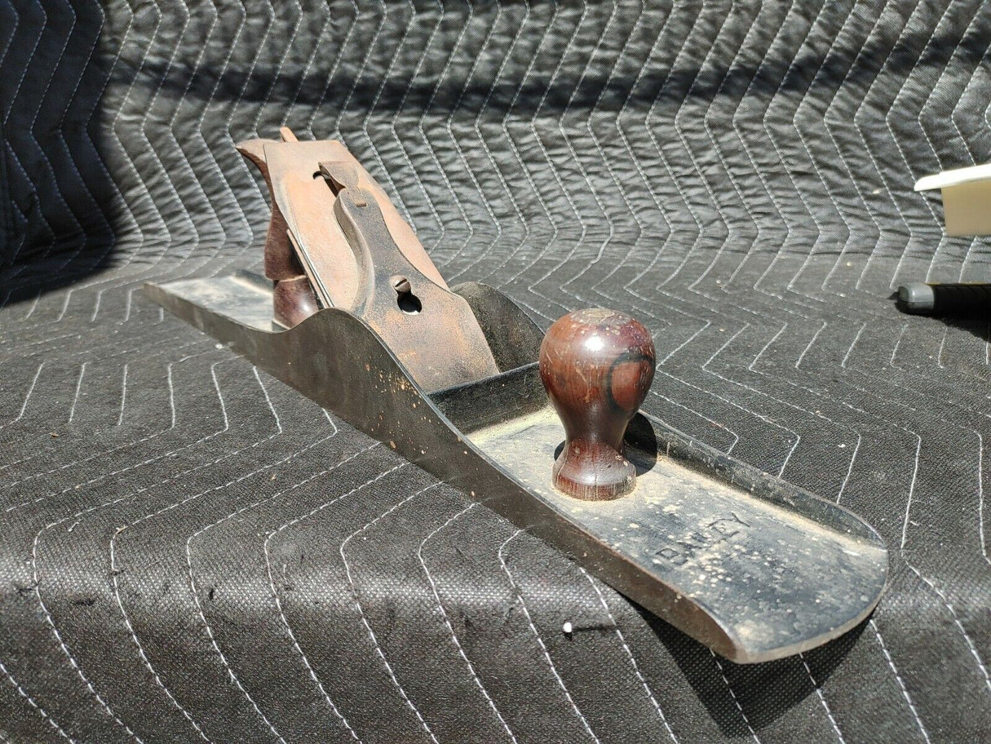 Antique Stanley Bailey No. 8 - 1902 Wodworking Plane, Vintage Carpenters Tool