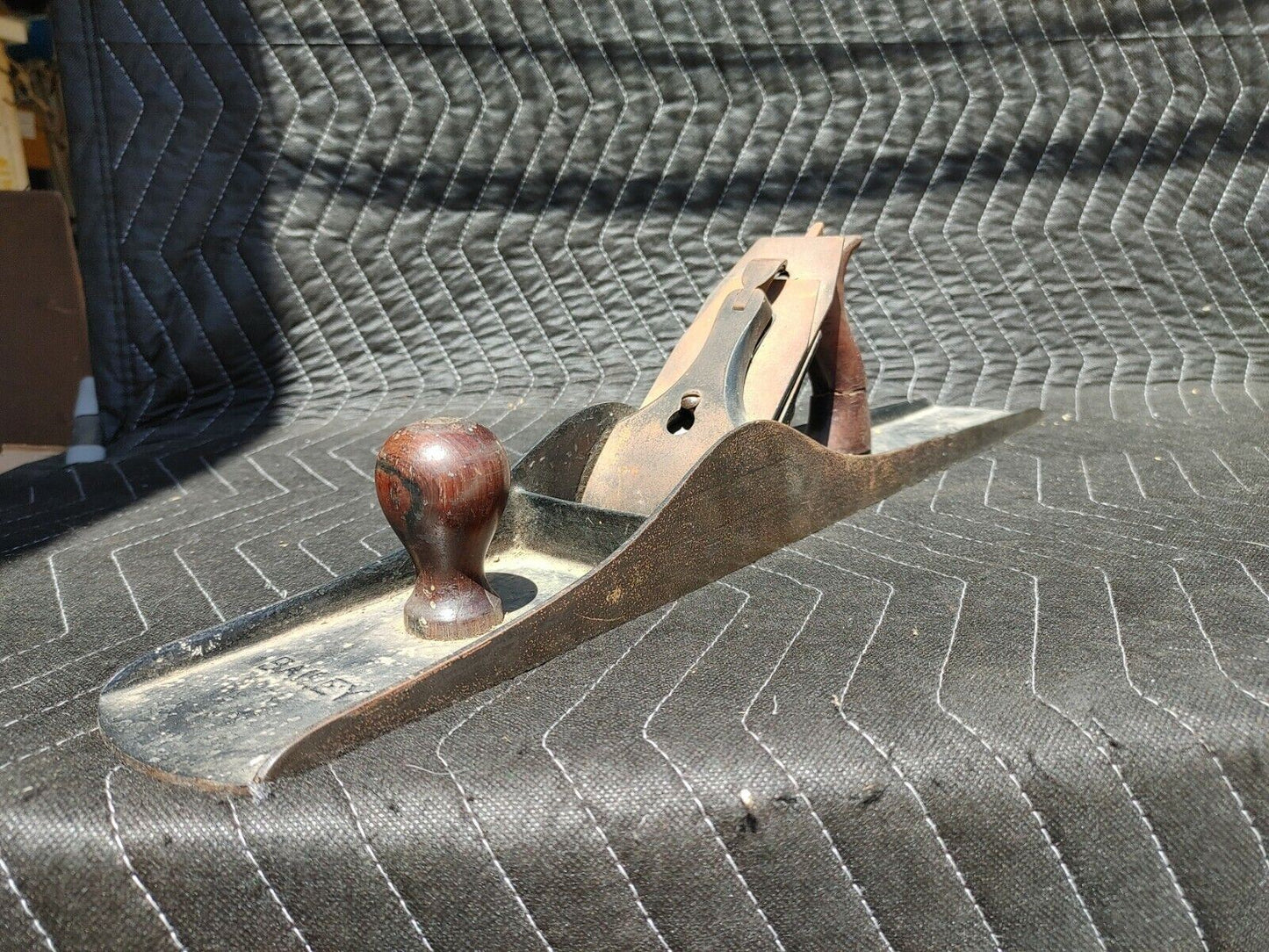 Antique Stanley Bailey No. 8 - 1902 Wodworking Plane, Vintage Carpenters Tool