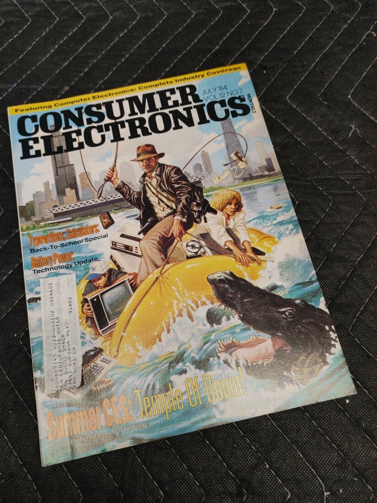 Consumer Electronics Monthly Magazine July 1984 Indiana Jones Goonies Commodore