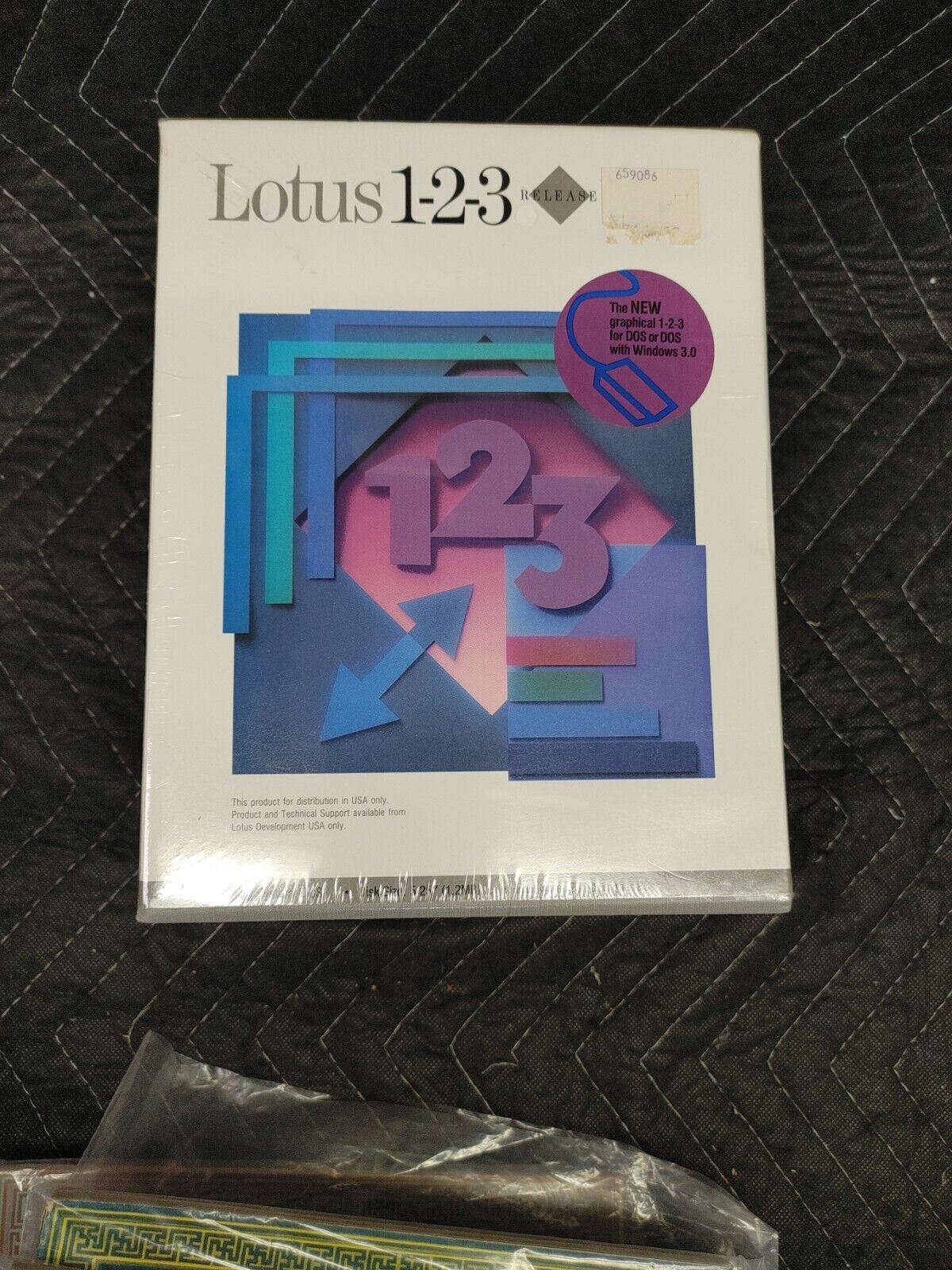 SEALED Lotus 123 Release 3.1 for DOS 5.25" NOS - Never opened