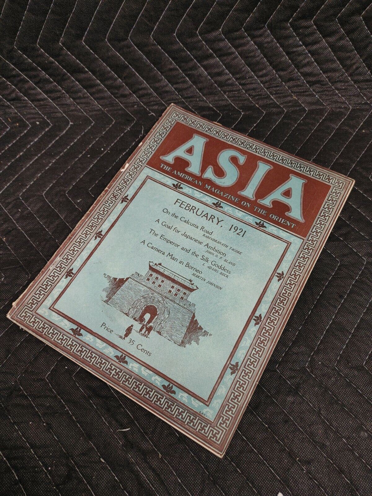 Antique February 1921 Asia Magazine, The American Magazine on the Orient