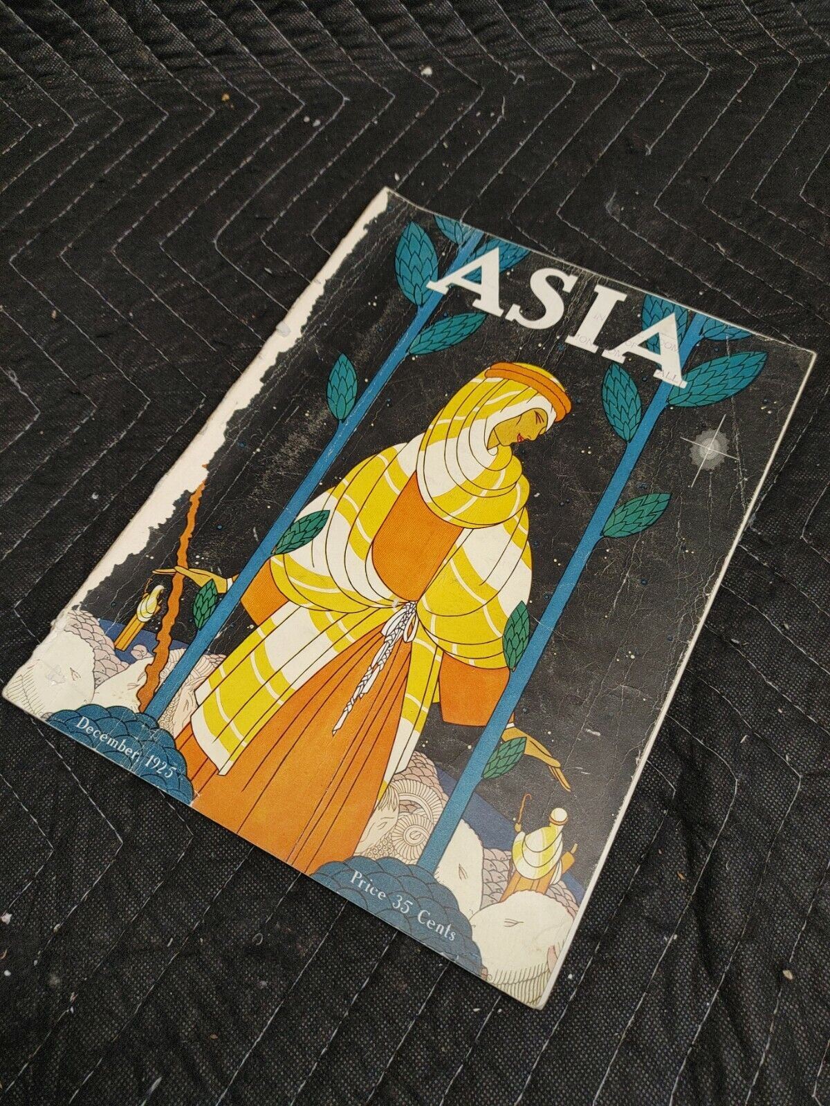 Antique December 1925 Asia Magazine, The American Magazine on the Orient