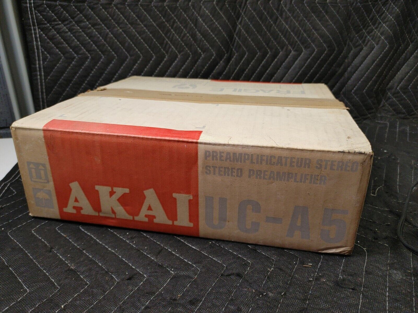 Vintage AKAI Stereo Preamplifier Preamp UC-A5 * BOX AND PACKING INSERTS ONLY *