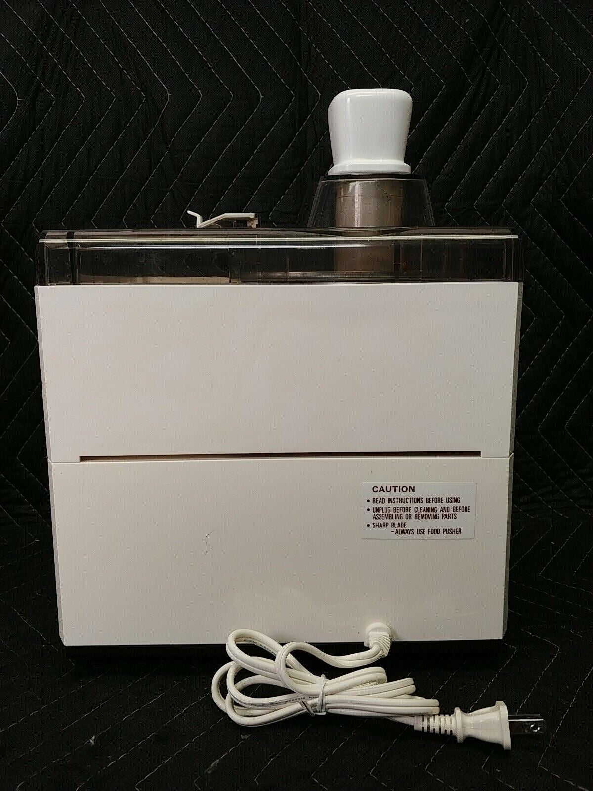 Vintage Panasonic Juicer Juice Extractor MJ-65 PR  w/ box & Manual