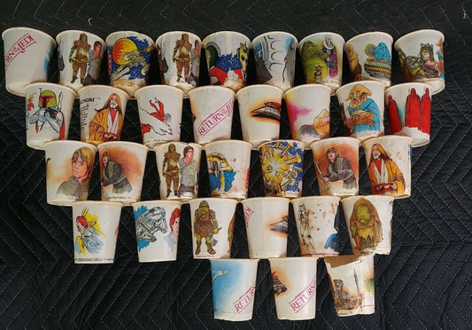 Vintage 1980 Star Wars Darth Vader Dixie Cups (no Box)  35 Count - art graphics