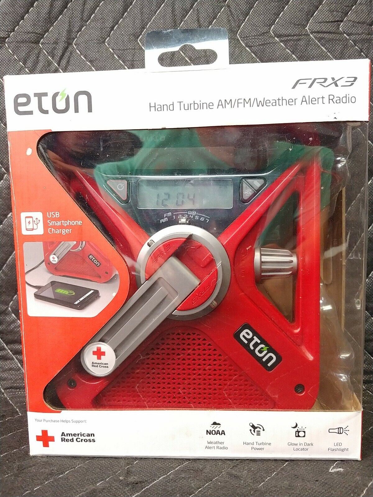 ETON FRX3 Hand Turbine AM/FM Weather Alert Radio and Portable Phone Charger