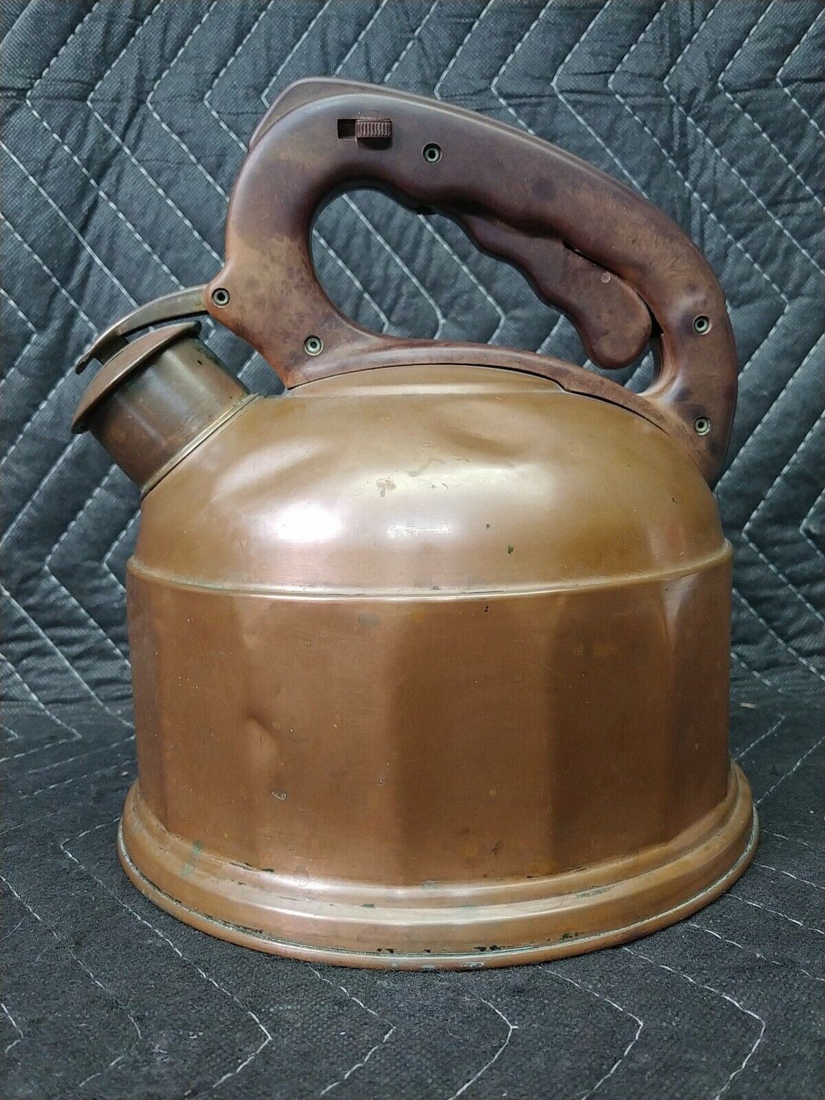 Vintage Luca Kupfer Copper Tea Kettle - Bakelite Handle - Made in Germany