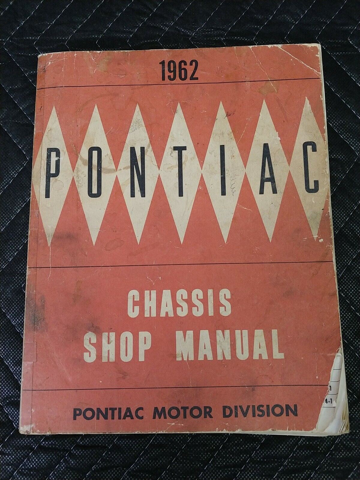 1962 Pontiac Full Size Car Chassis Service Shop Manual 62