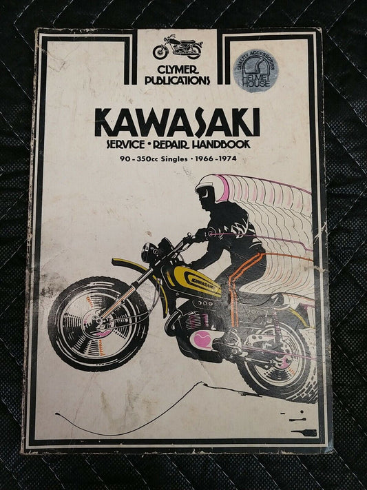 KAWASAKI Service Repair Handbook ~ Clymer ~ 90-350cc Singles 1966-1974