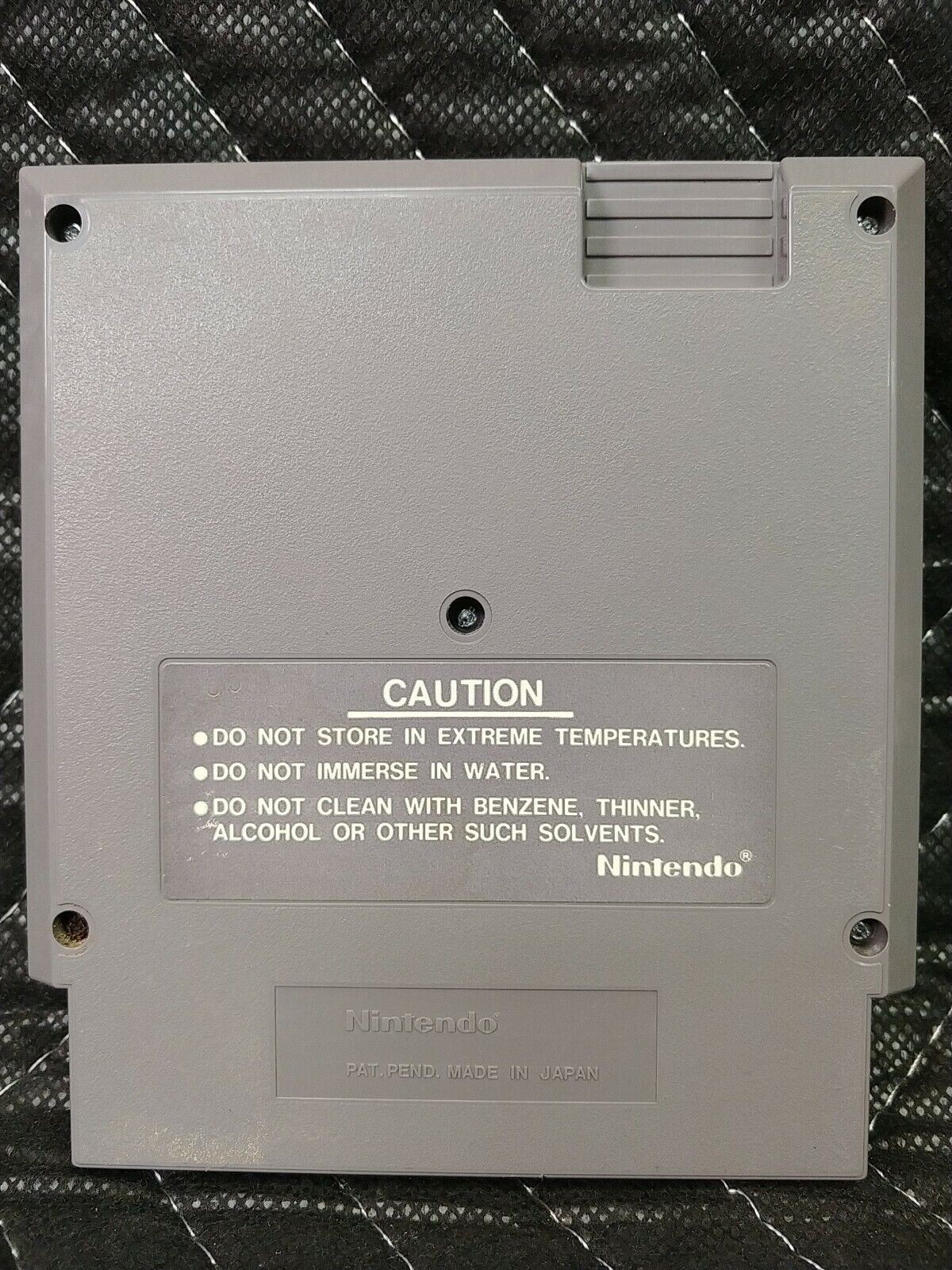 Gumshoe 1986 NES Nintendo Entertainment System 5 screw