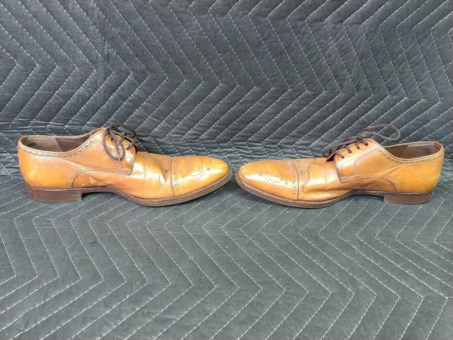 Magnanni Brown Leather Cap Toe (12666) Size 8M EU41