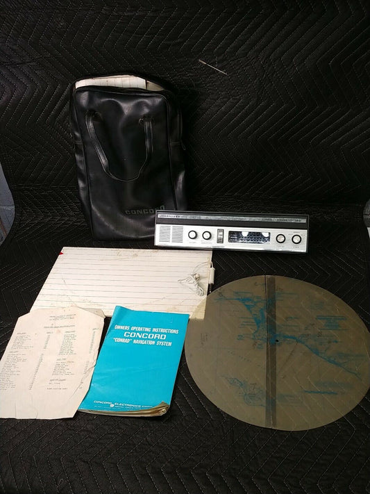 Concord Conrad Navigation Receive DF-1 with Bag, and Conrad Chart of LA