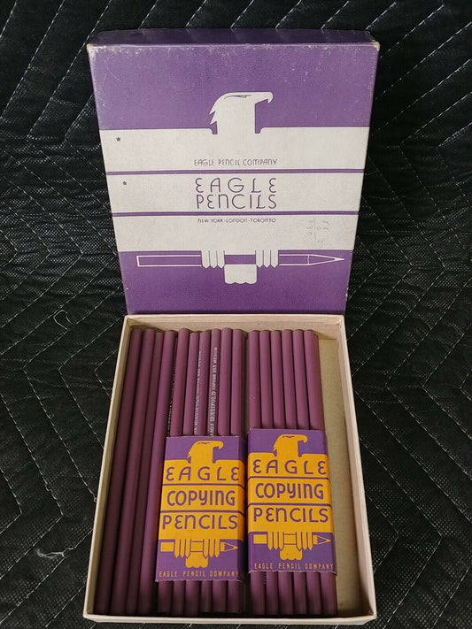 Rare! Eagle Pencil Co No. 853 Manifold Copying Pencils Medium Grade (33 total)