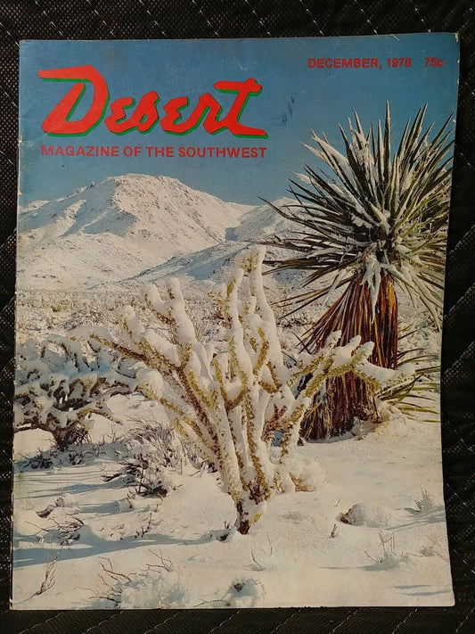 Vintage Desert Magazine December 1976