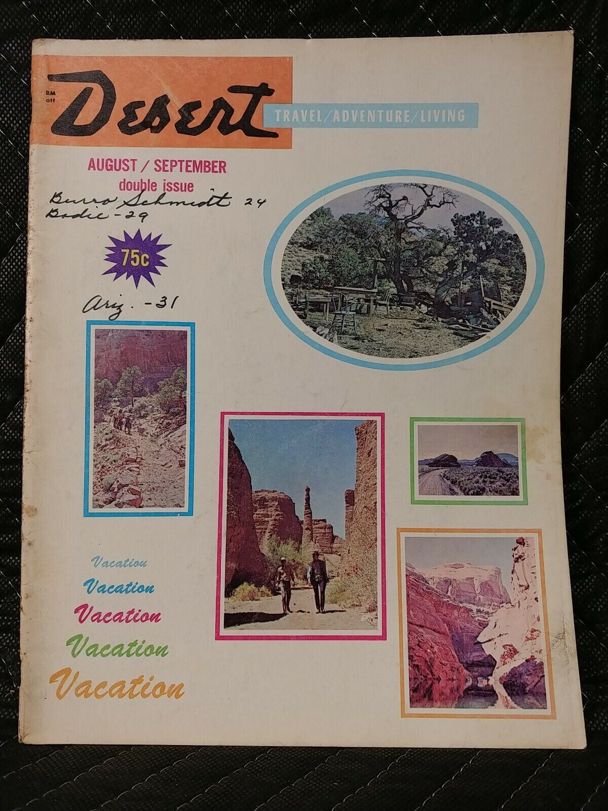 Vintage Desert Magazine August/September 1965