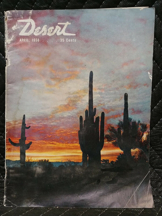 Vintage Desert Magazine April 1958