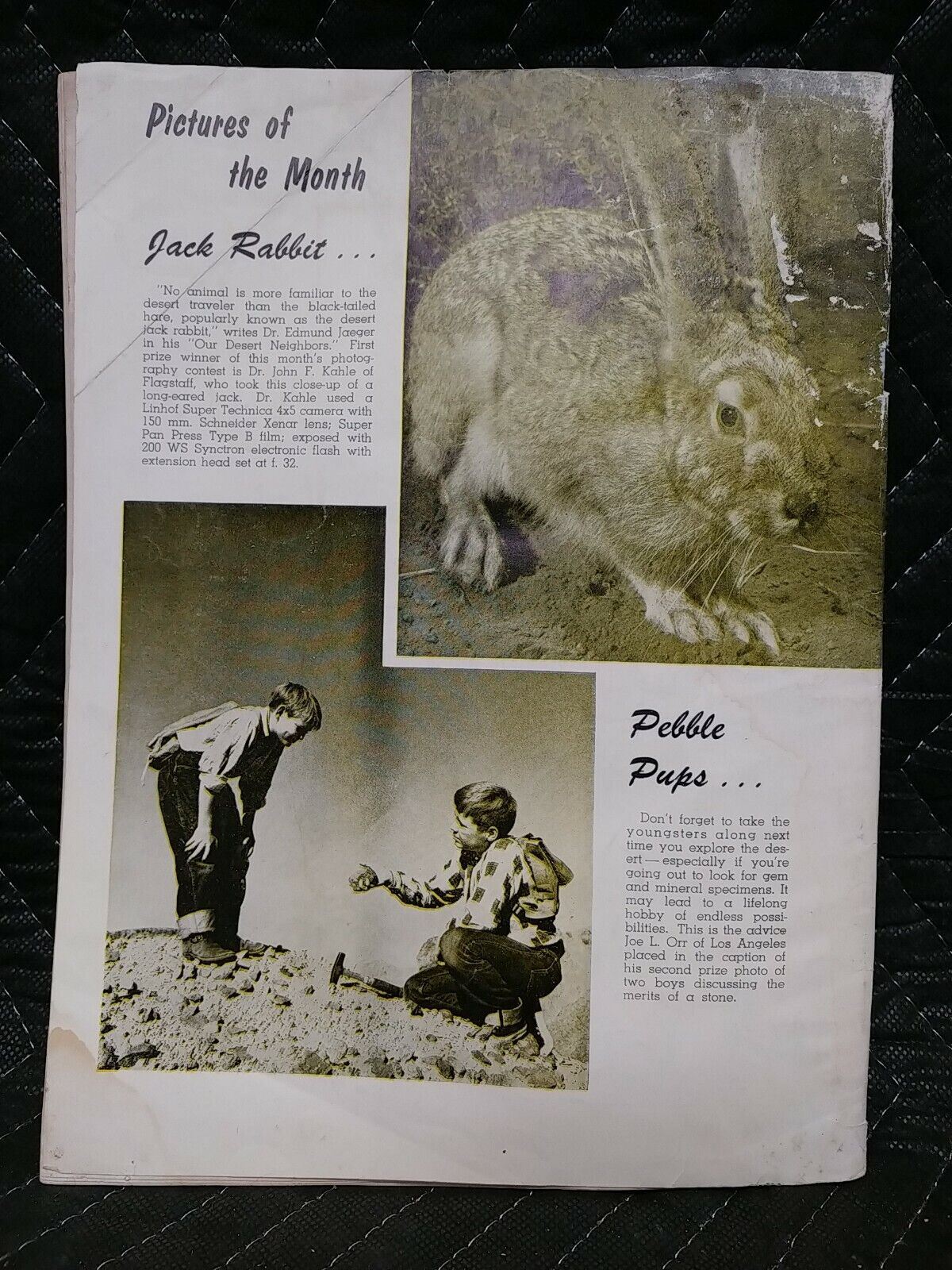 Vintage Desert Magazine April 1958