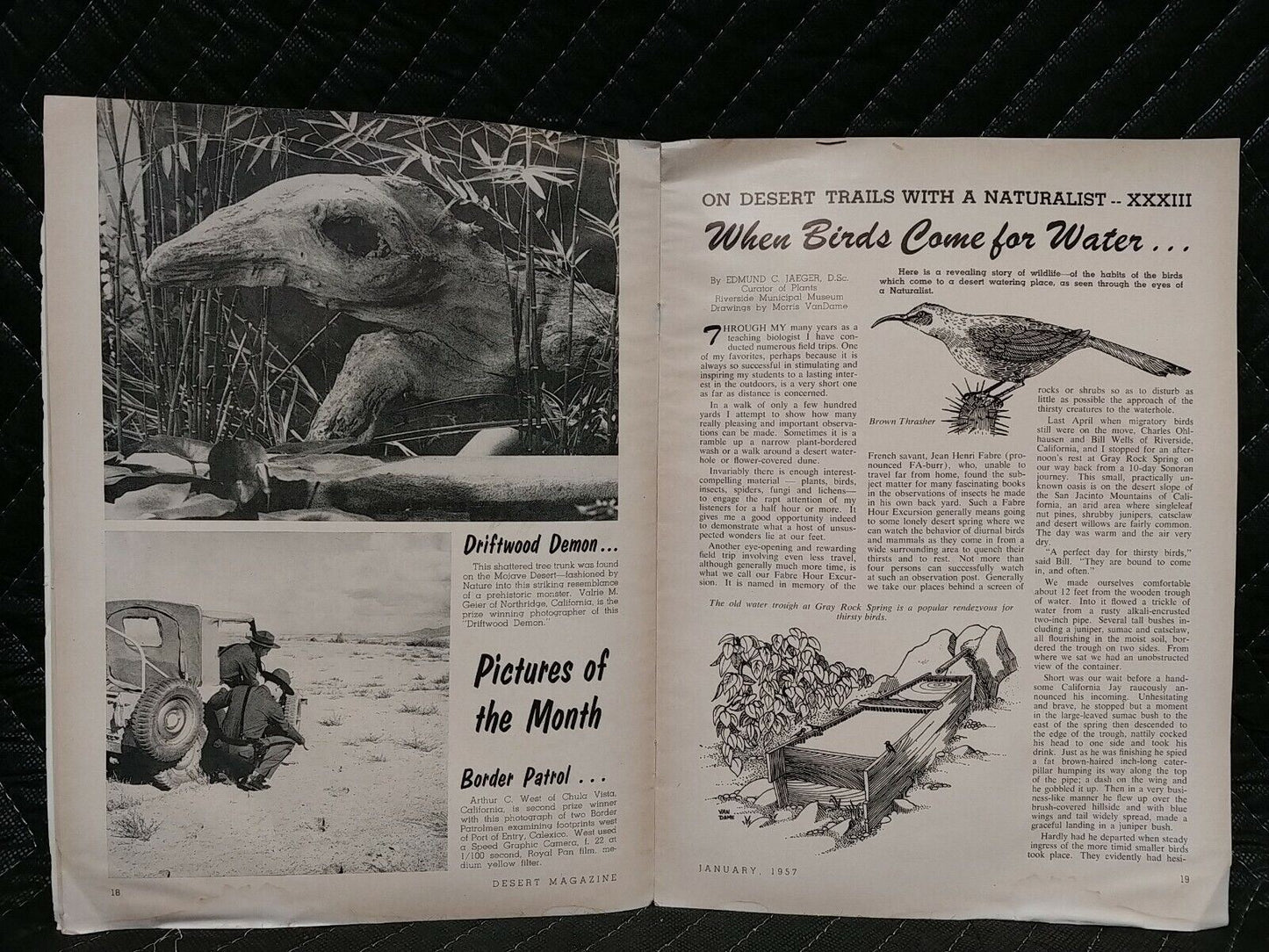 Vintage Desert Magazine January 1957