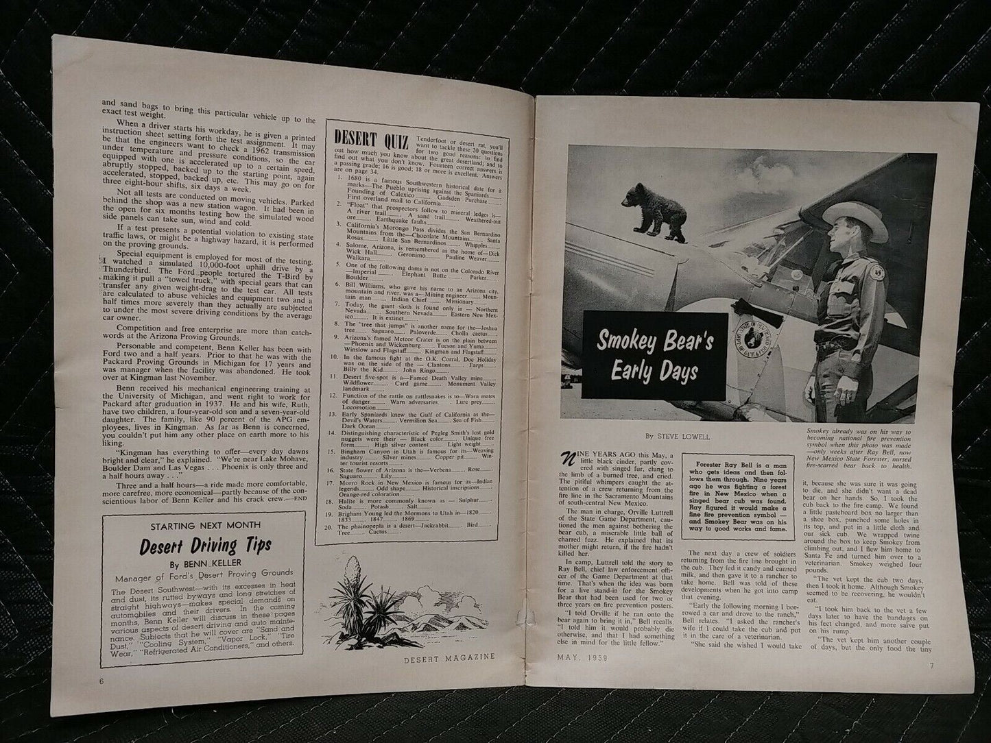 Vintage Desert Magazine May 1959