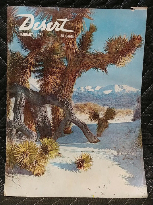 Vintage Desert Magazine January 1959