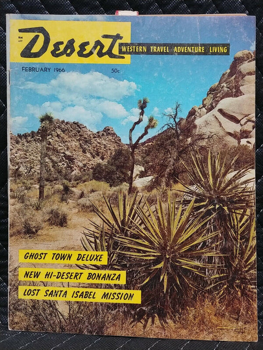 Vintage Desert Magazine February 1966