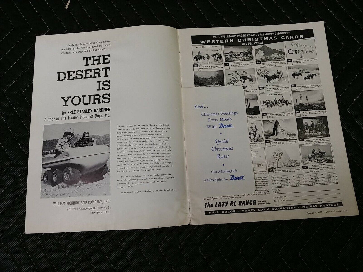 Vintage Desert Magazine December 1963