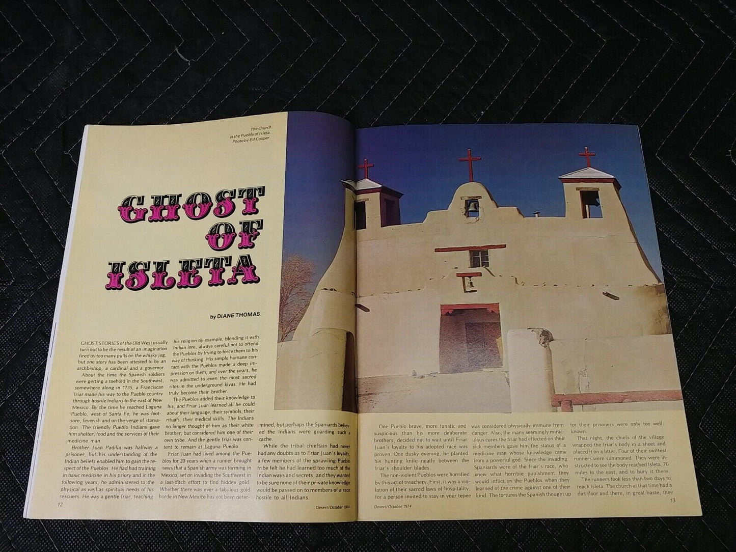 Vintage Desert Magazine October 1974