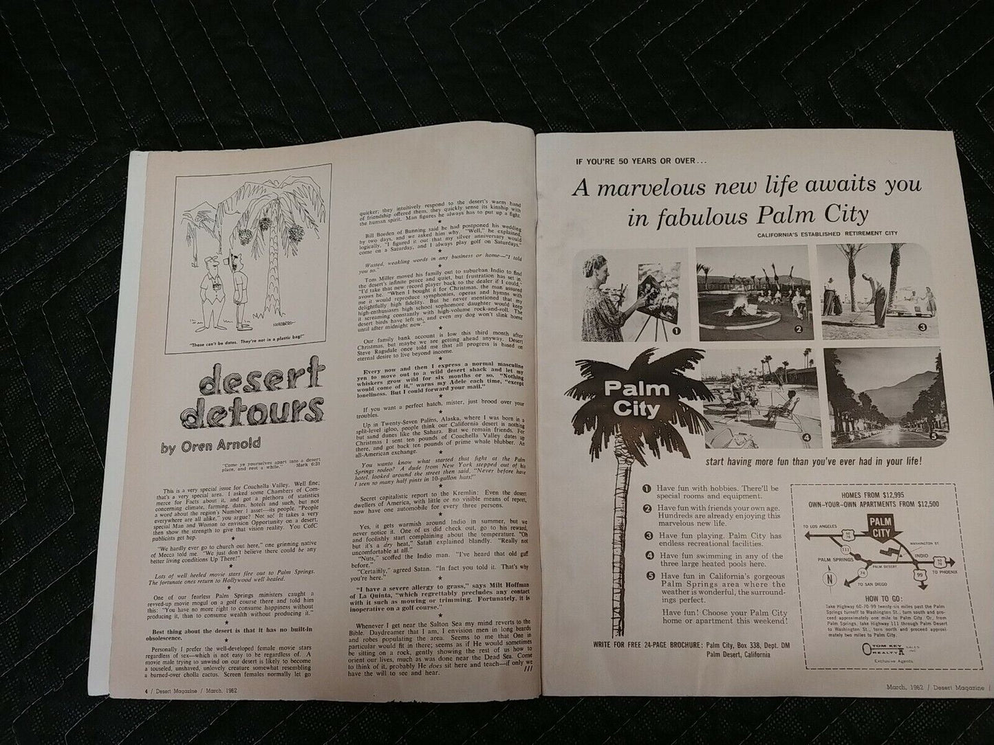 Vintage Desert Magazine March 1962