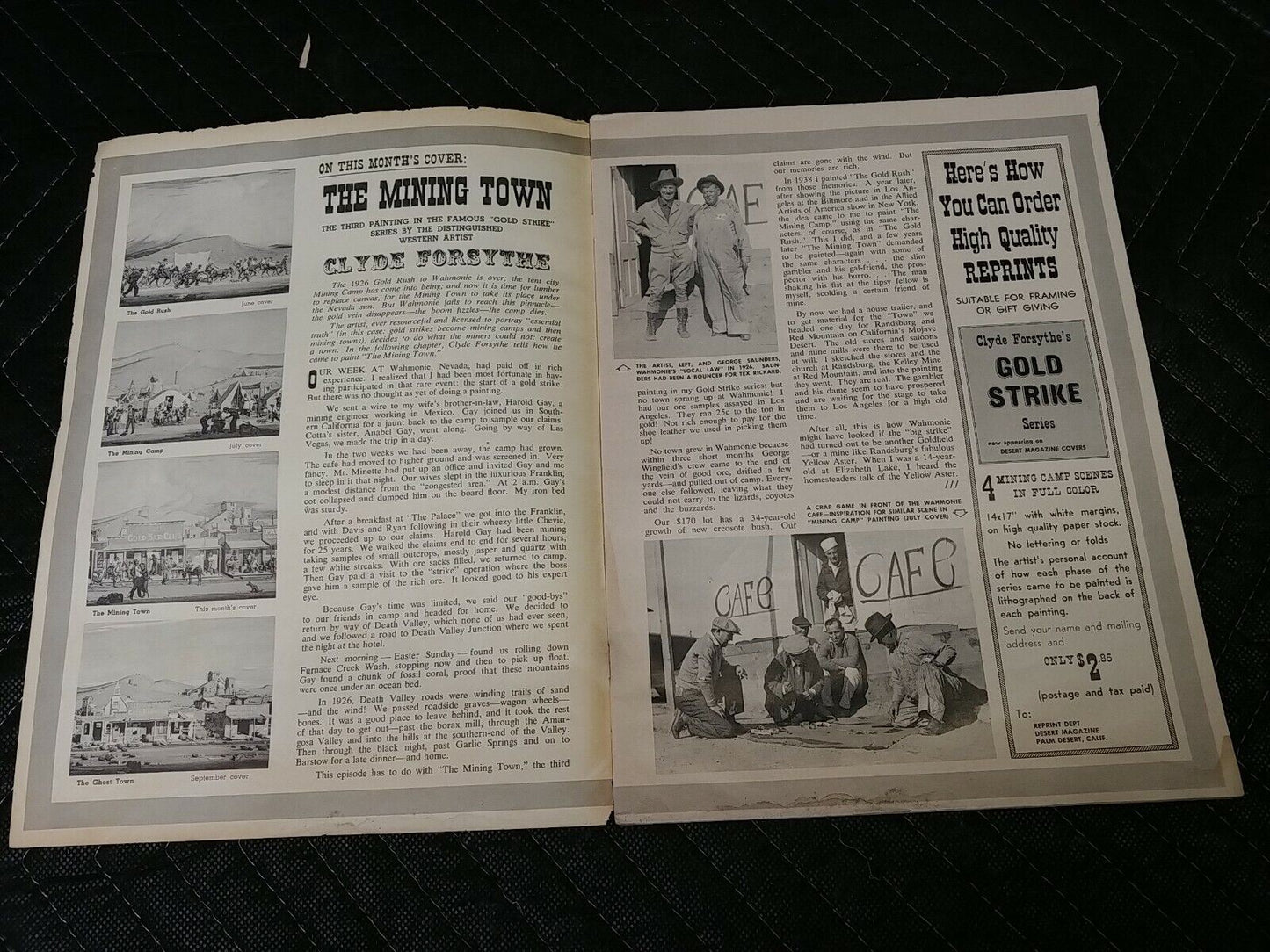 Vintage Desert Magazine August 1960