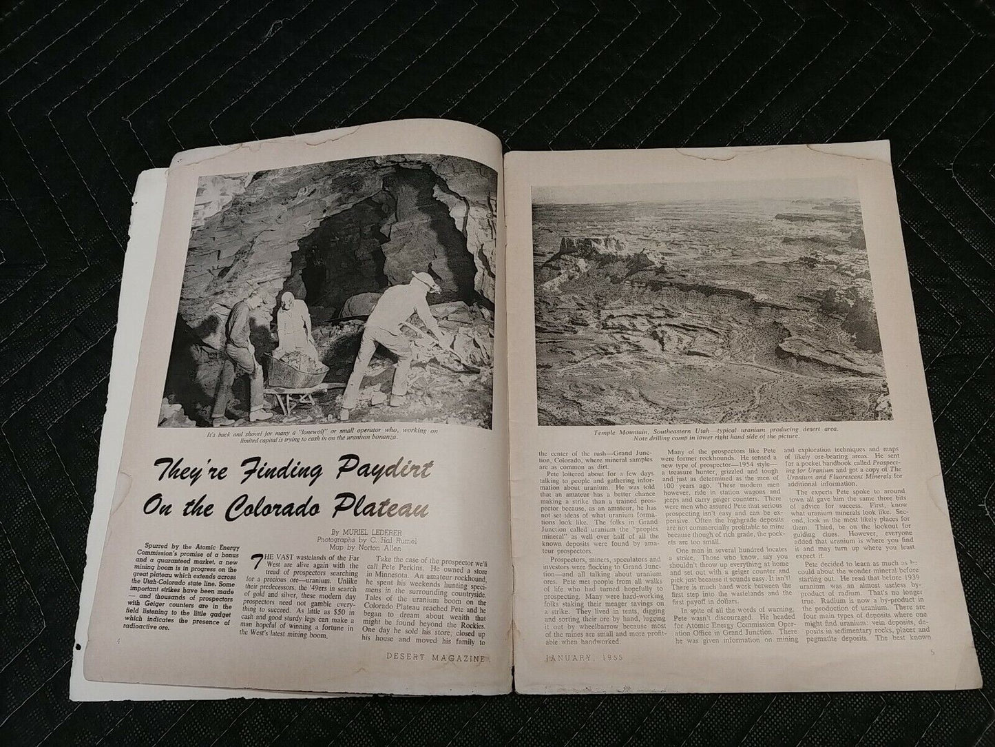 Vintage Desert Magazine January 1955