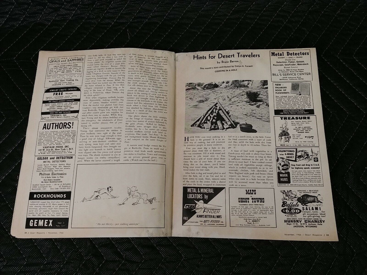 Vintage Desert Magazine November 1966