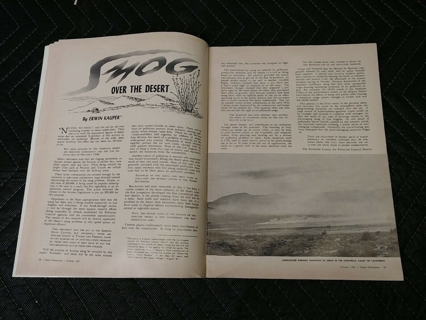 Vintage Desert Magazine October 1961