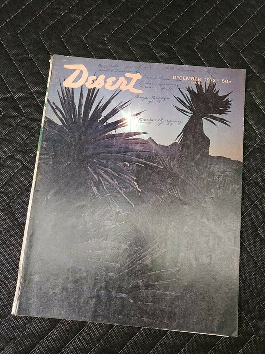 Vintage Desert Magazine December 1972