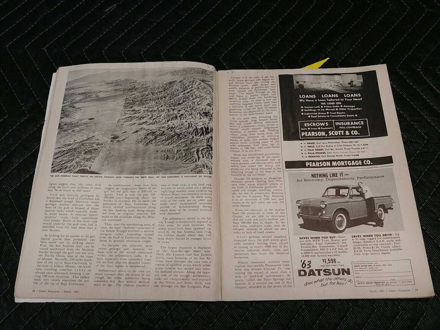 Vintage Desert Magazine March 1963