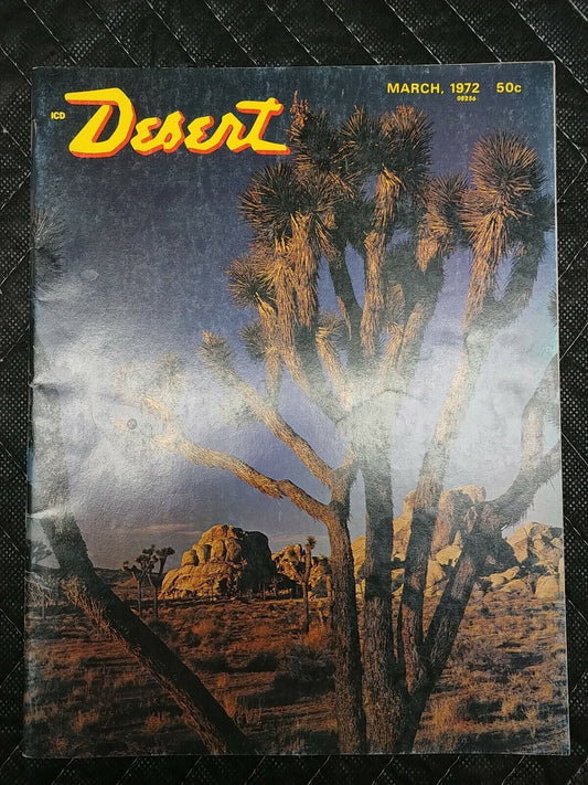 Vintage Desert Magazine March 1972