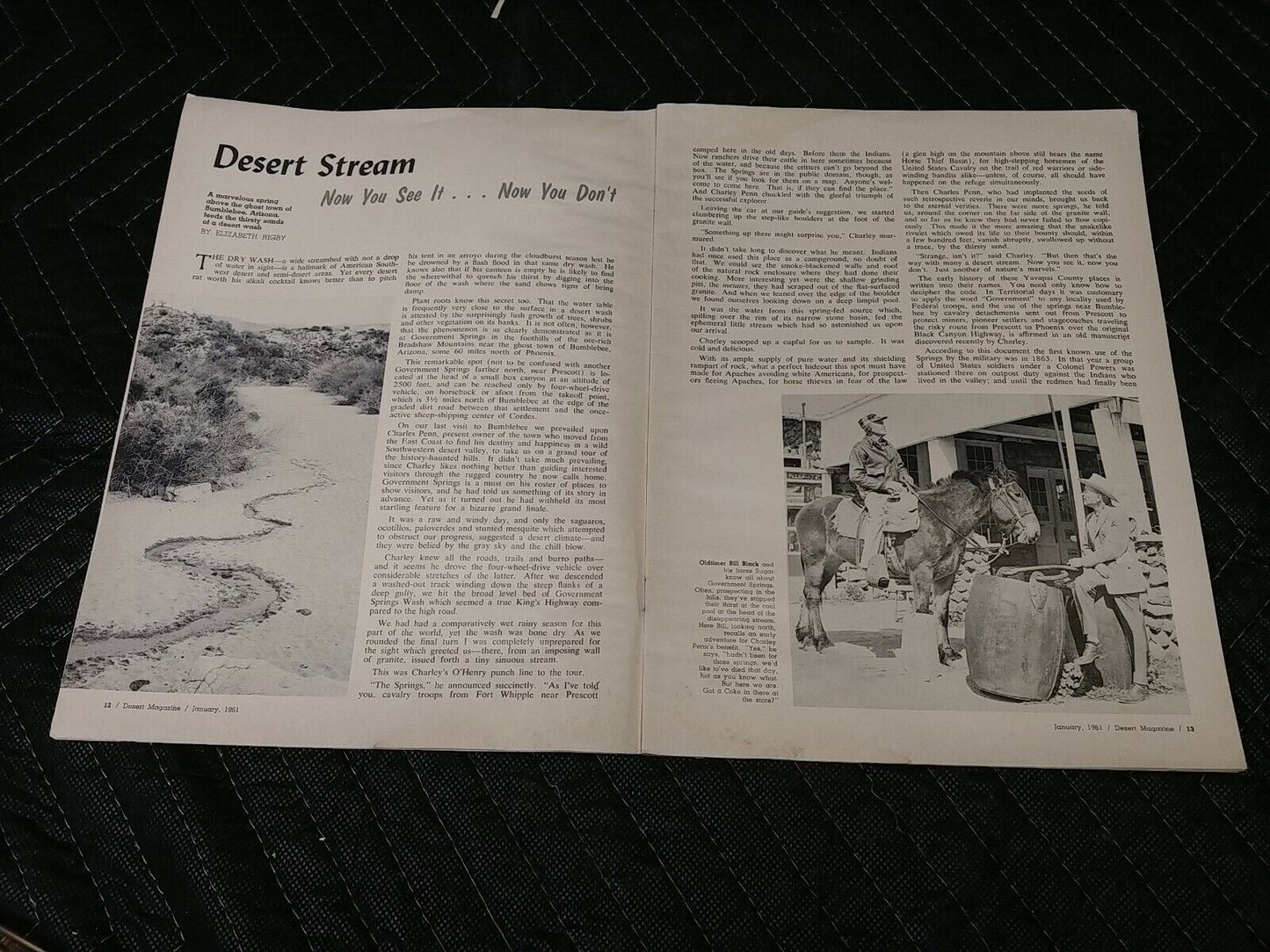 Vintage Desert Magazine January 1961