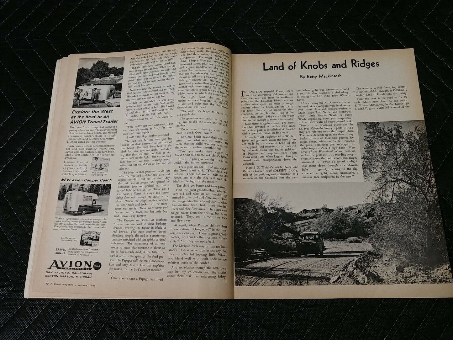 Vintage Desert Magazine January 1966