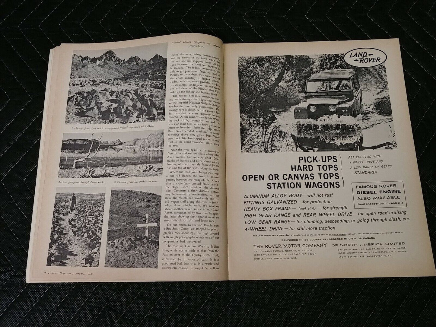 Vintage Desert Magazine January 1966