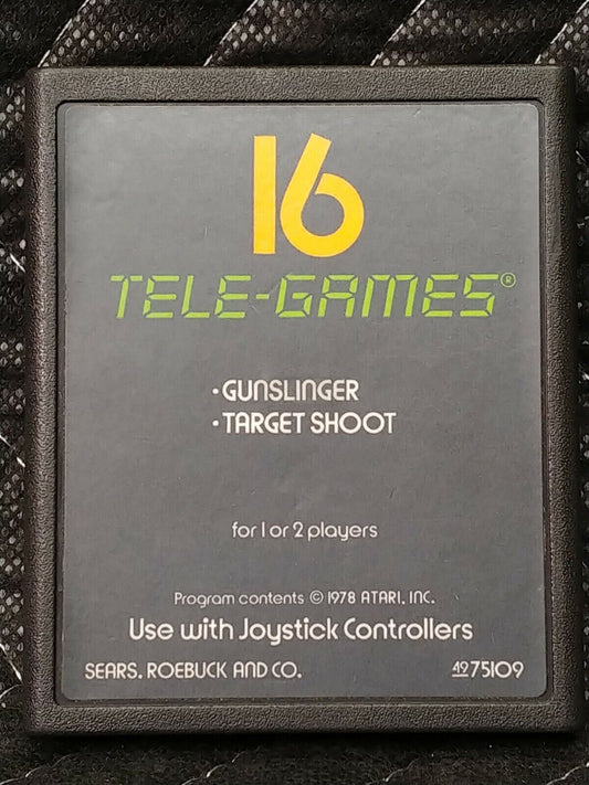 Gunslinger - Target Shoot - 16 Tele-Games - Atari 2600 - 1978