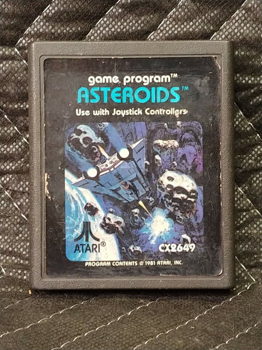 Asteroids Atari 2600 1981 Video Game Program Cartridge CX-2649